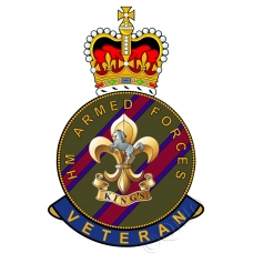 The Kings Regiment HM Armed Forces Veterans Sticker